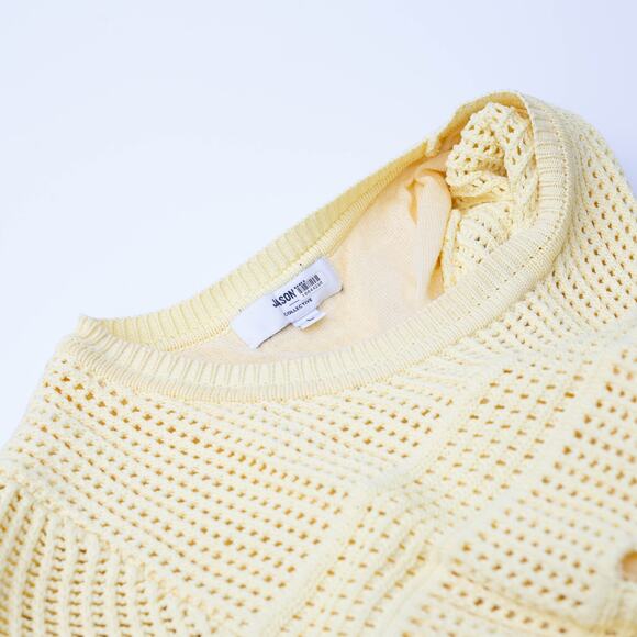 Jason Wu x RTR Yellow Knit Midi Dress - Picture 6 of 8